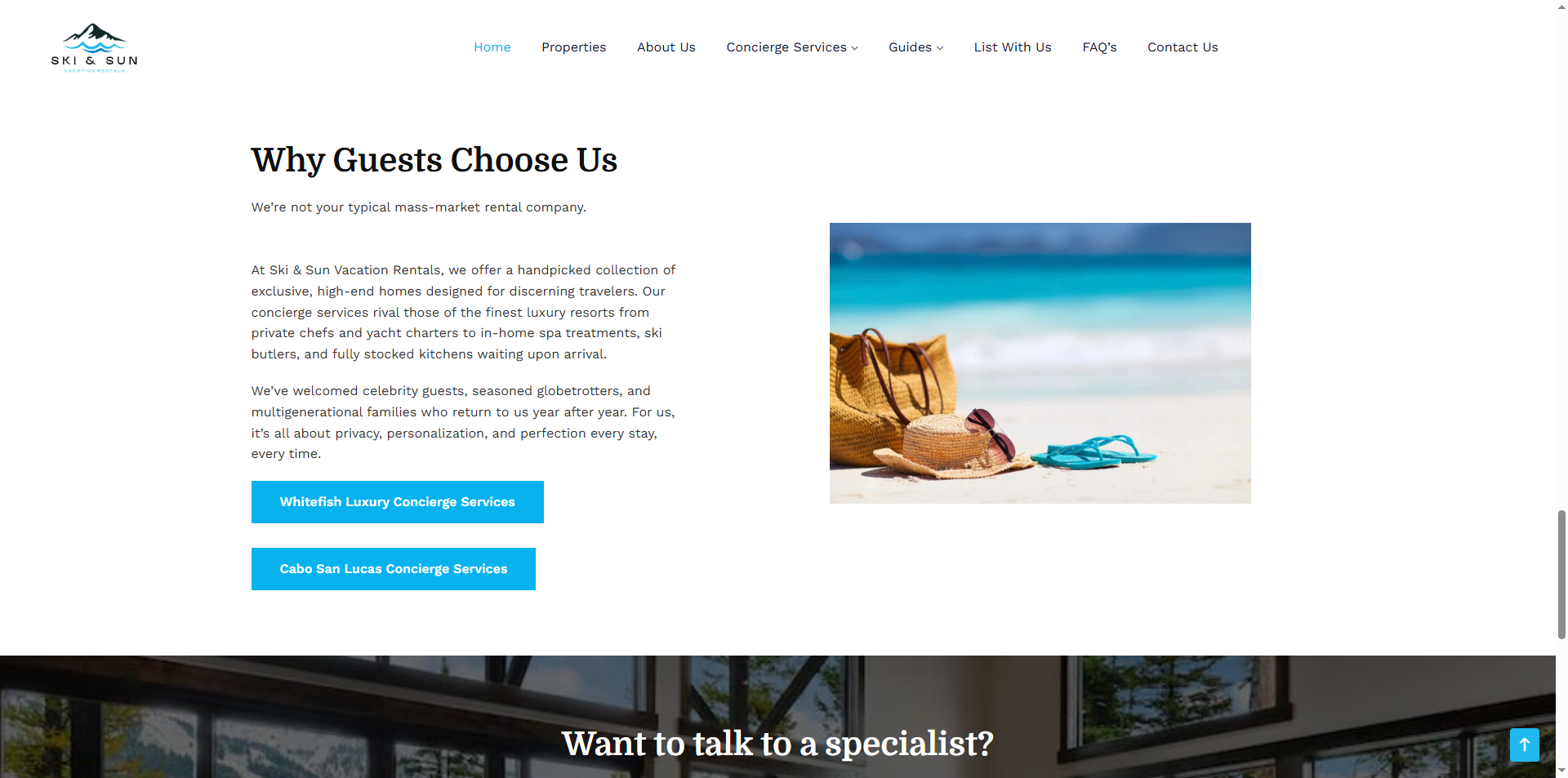 Ski and Sun Vacations Rentals