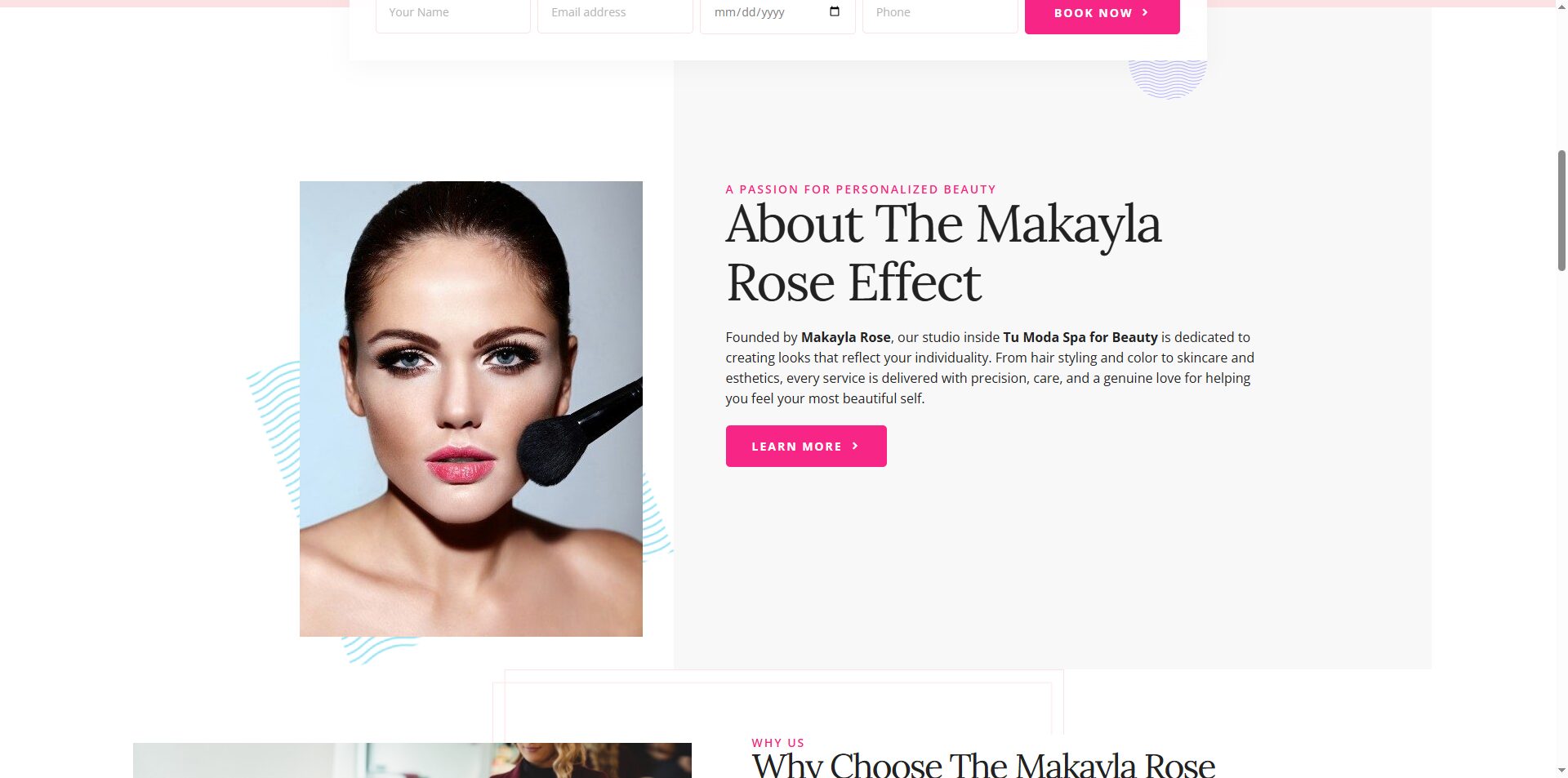 Makayla Rose Effect | Fashion, Lifestyle & Personal Brand Website by YWS Technologies