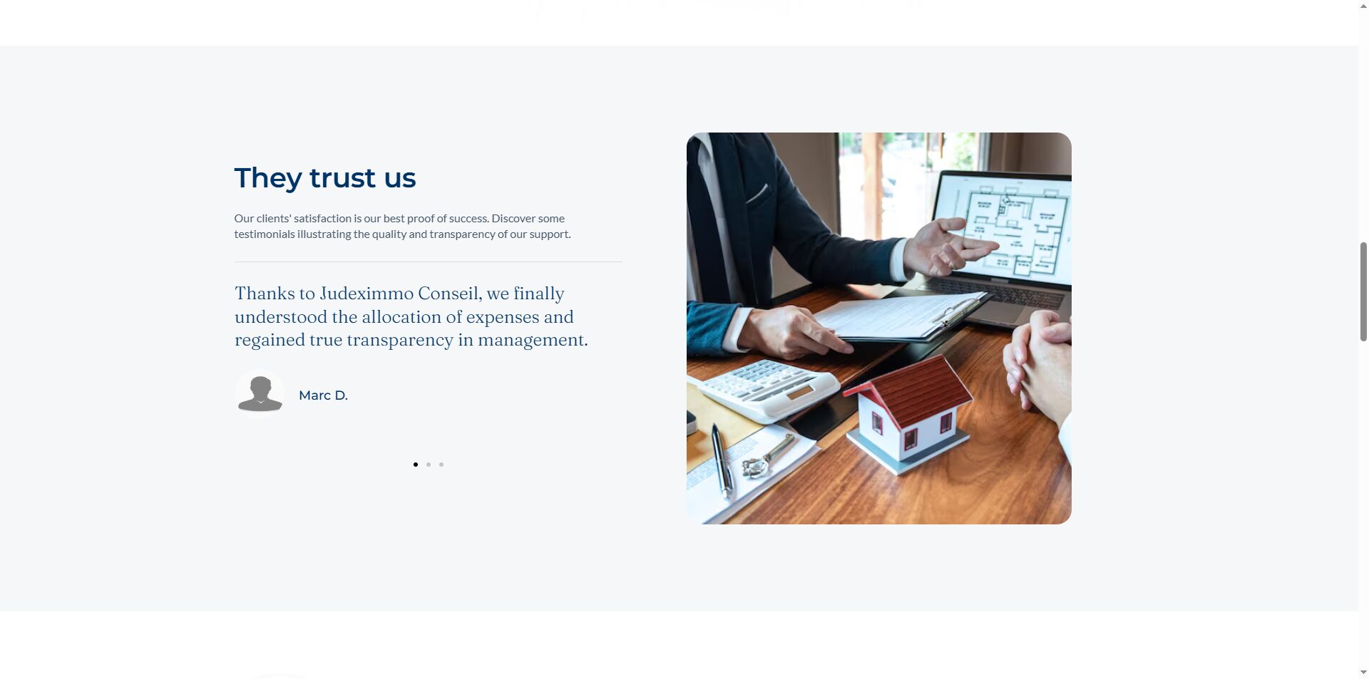 Judeximmo Conseil website development