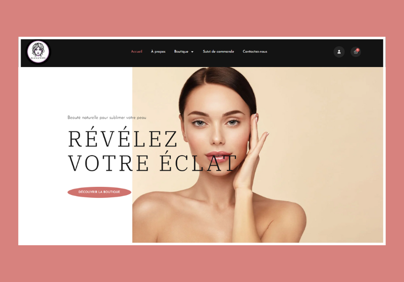 Beauty Black and White | Premium Skincare & Luxury Beauty E-Commerce Store by YWS Techologies