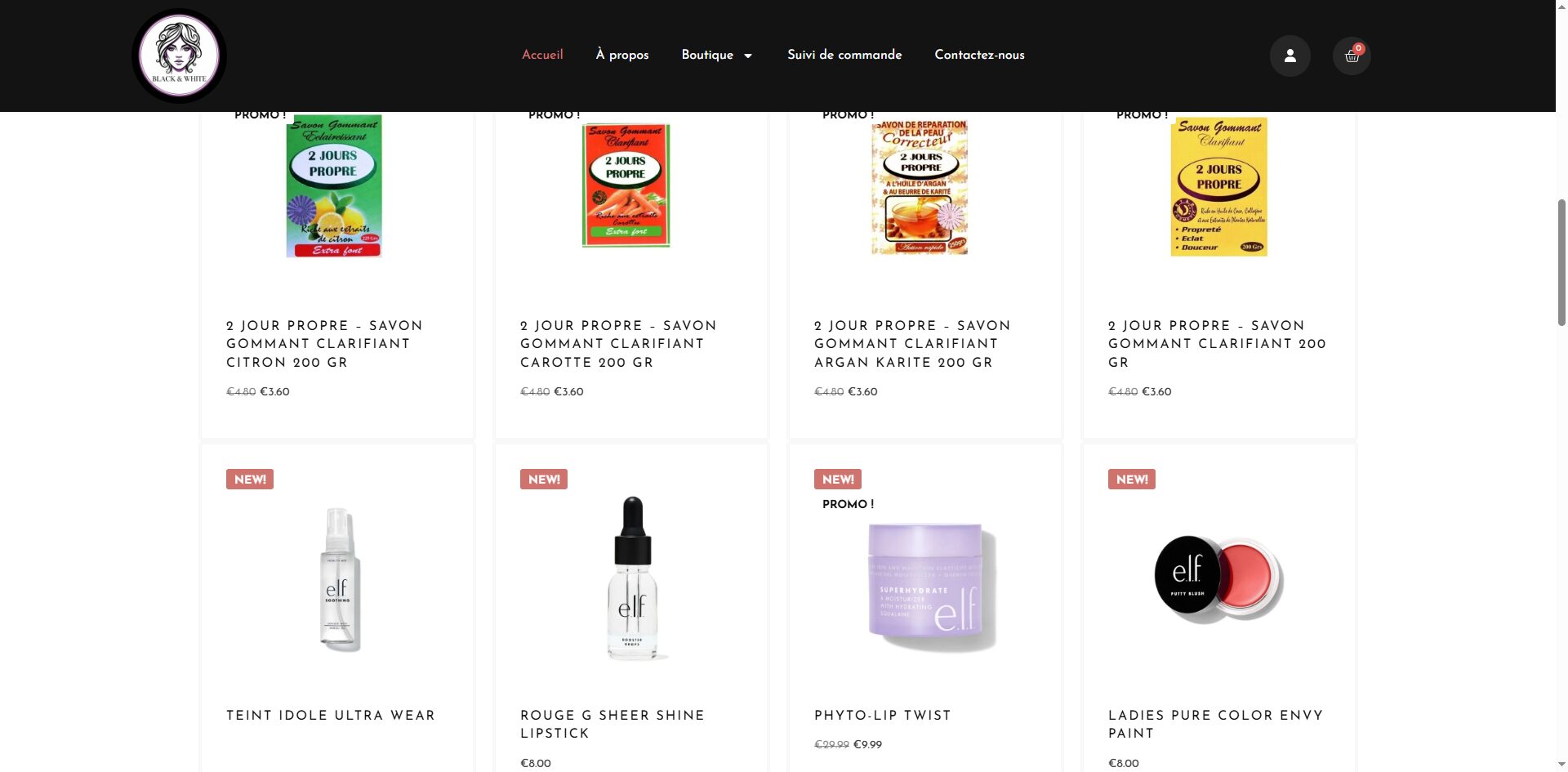 Beauty Black and White | Premium Skincare & Luxury Beauty E-Commerce Store