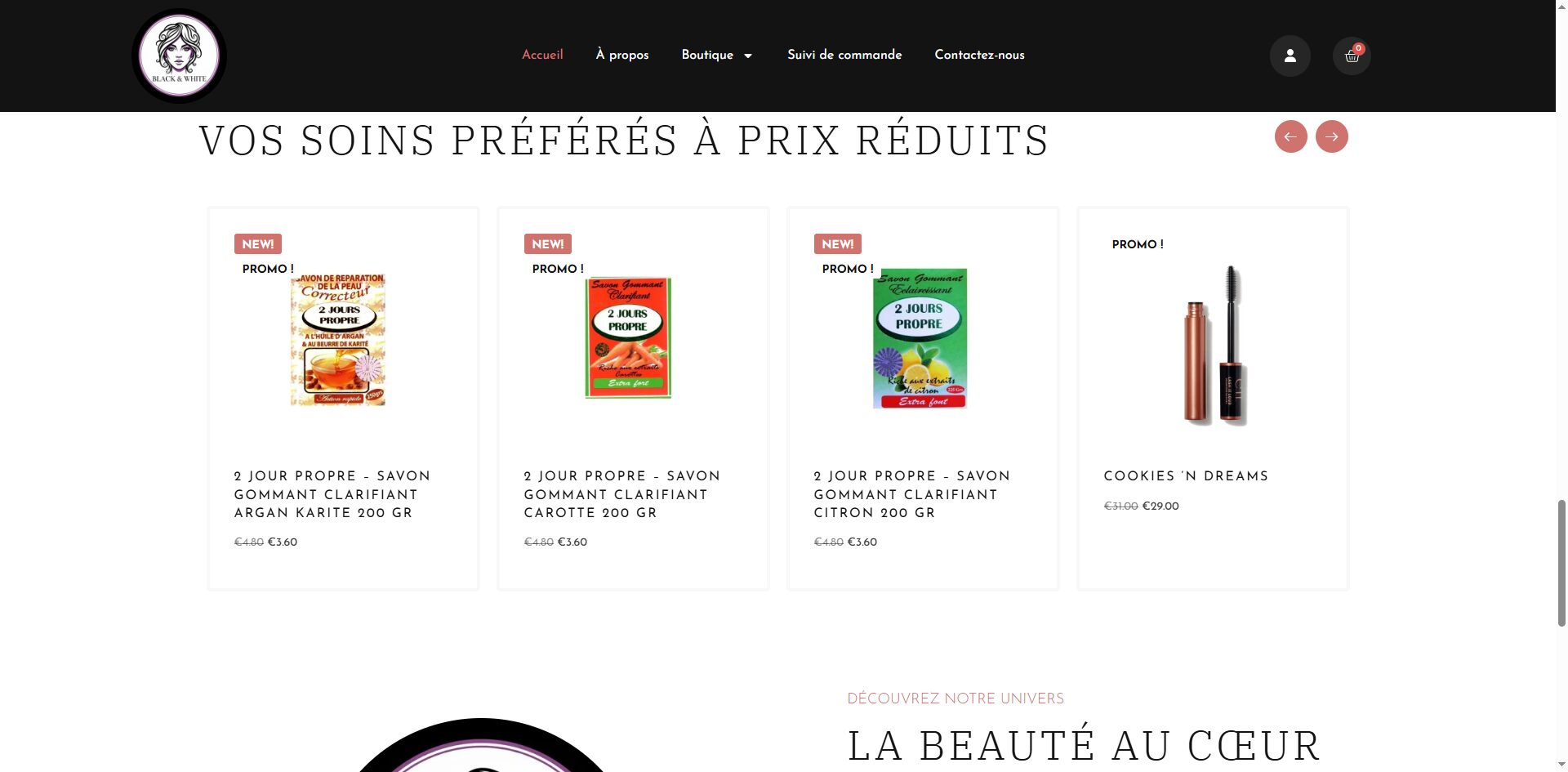 Beauty Black and White | Premium Skincare & Luxury Beauty E-Commerce Store