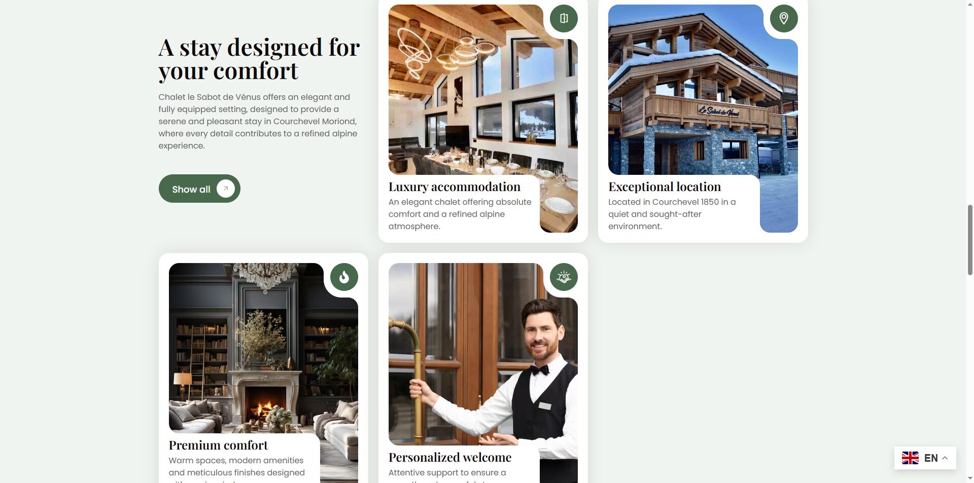 Chalet Le Sabot de Vénus Courchevel