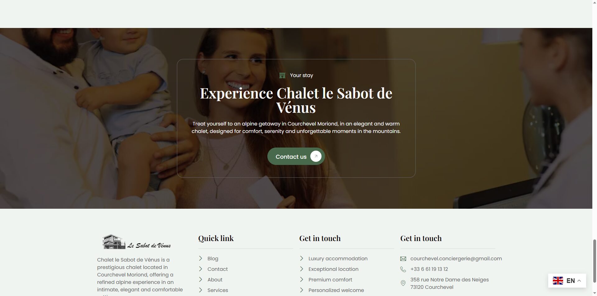 Chalet Le Sabot de Vénus Courchevel