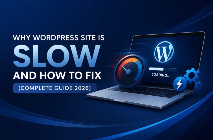 Why WordPress Site is Slow and How to Fix (Complete Guide 2026)